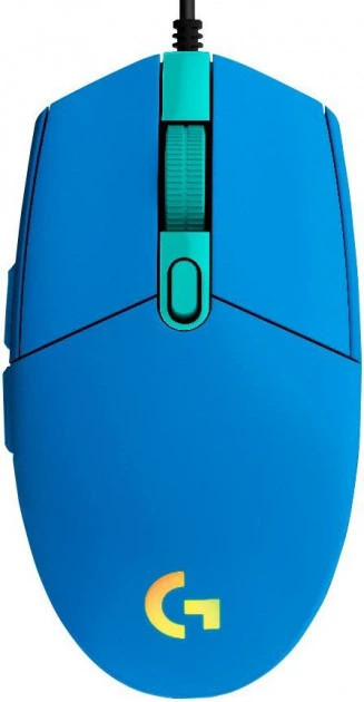 Мышь компьютерная безпроводная Logitech G102 Lightsync USB Blue L910-005801 синяя Київ - зображення 2