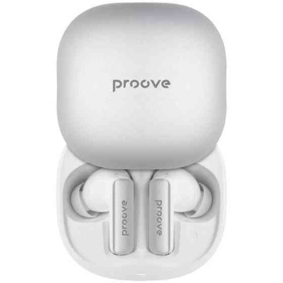 Bluetooth-гарнітура Proove NoLimit TWS with Hybrid ANC (APP) White/Silver (TWNL0001AP26) (Код товару Харьков