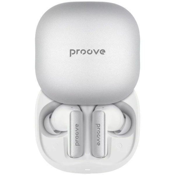 Bluetooth-гарнітура Proove NoLimit TWS with Hybrid ANC (APP) White/Silver (TWNL0001AP26) (Код товару Харків - зображення 1