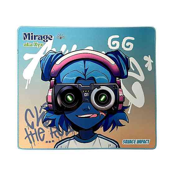 Игровая поверхность для мыши и клавиатуры Bloody BP-45W(NyxMirage) 45х40 см Київ