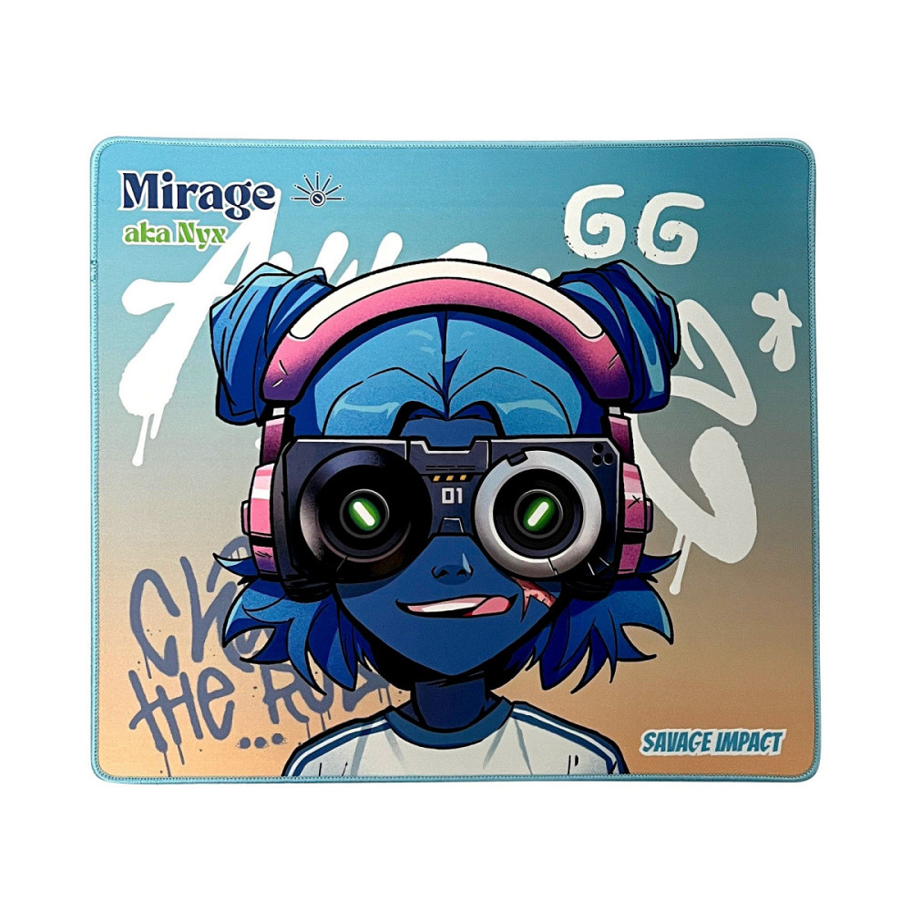 Игровая поверхность для мыши и клавиатуры Bloody BP-45W(NyxMirage) 45х40 см Київ - зображення 1