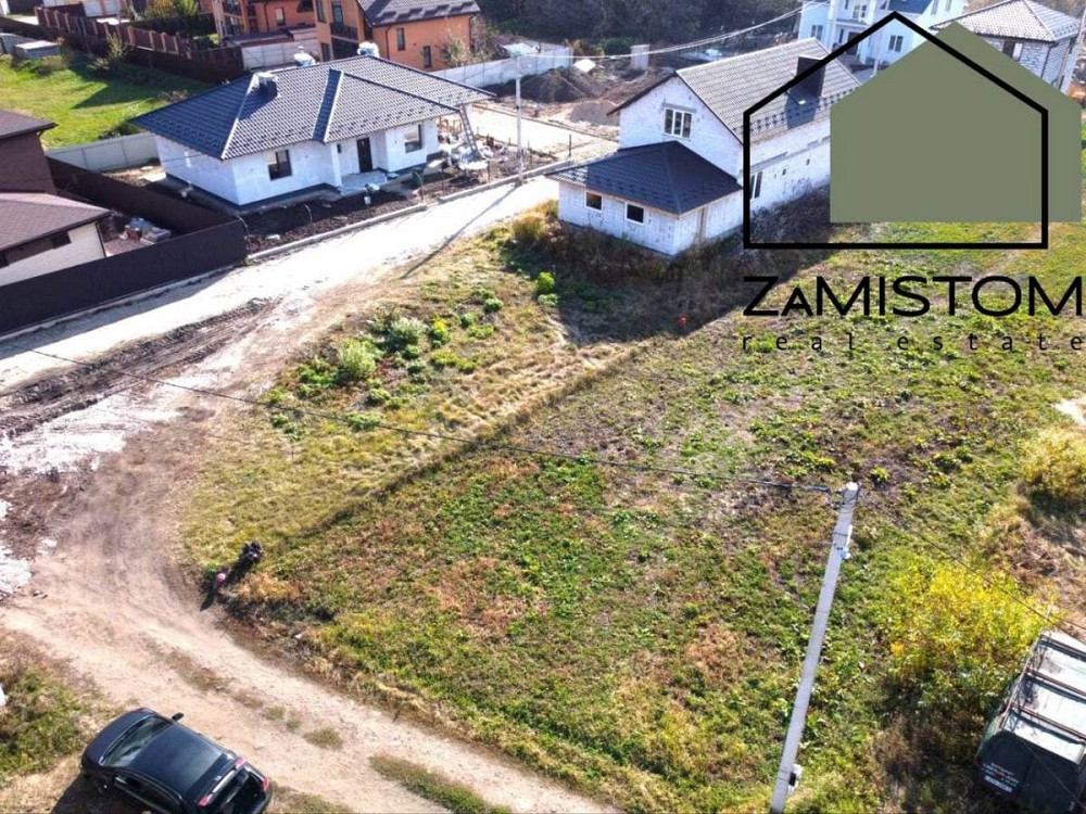 Продам ділянку 4,28 соток. До асфальту 40 метрів. Ділянка квадратної форми, є сусіди, підсипати непо Бориспіль - зображення 3