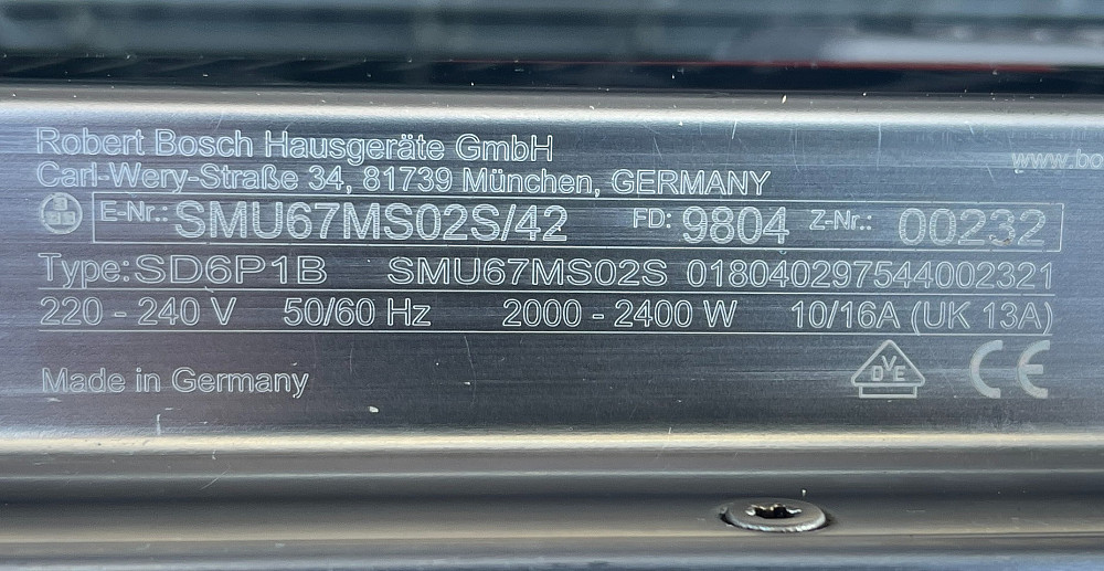 2019рік Посудомийна машина Bosch Serie6 посудомойка 60см Made in Germany Бережани - зображення 4