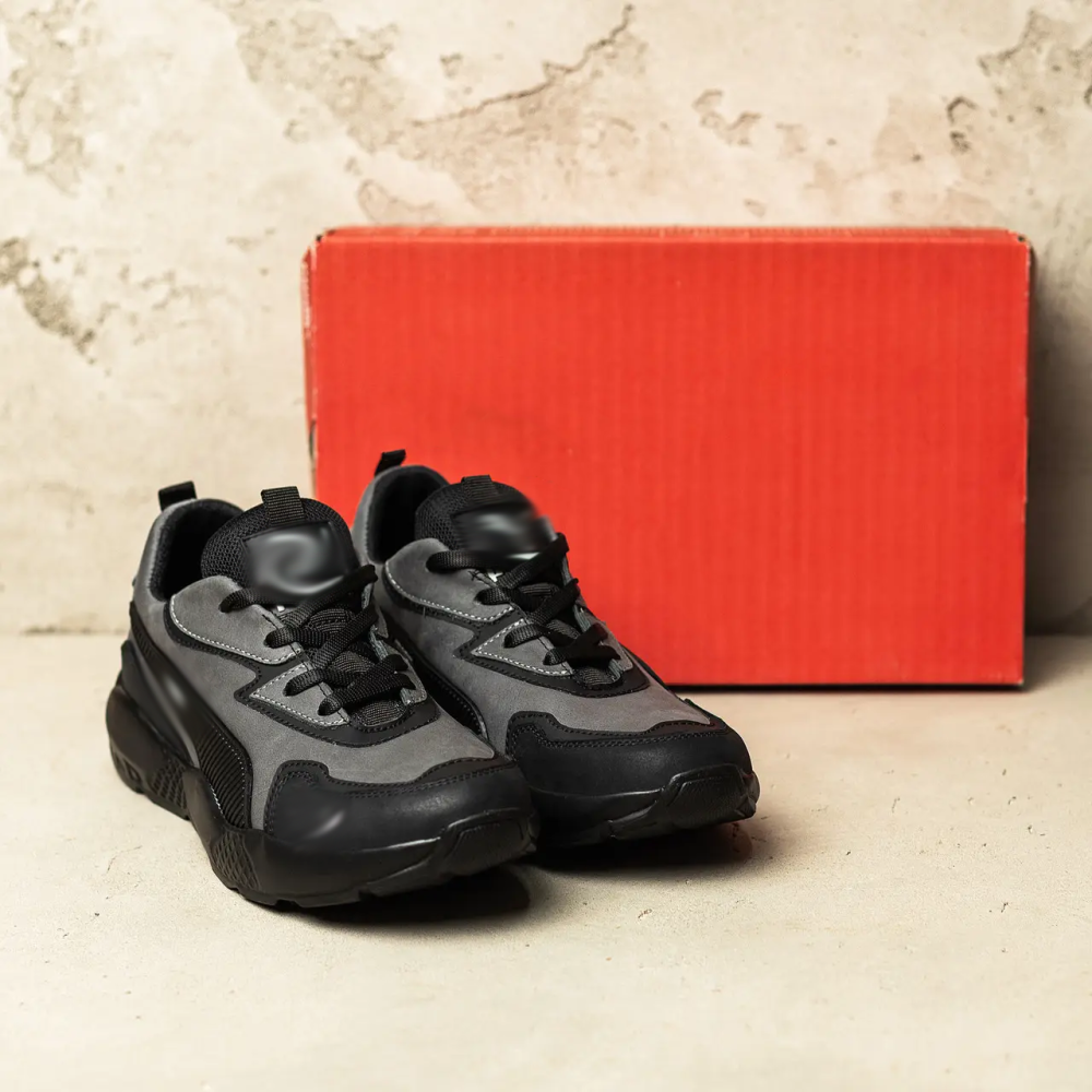 Мужские кожаные кроссовки  ST RUNNER Київ - зображення 6