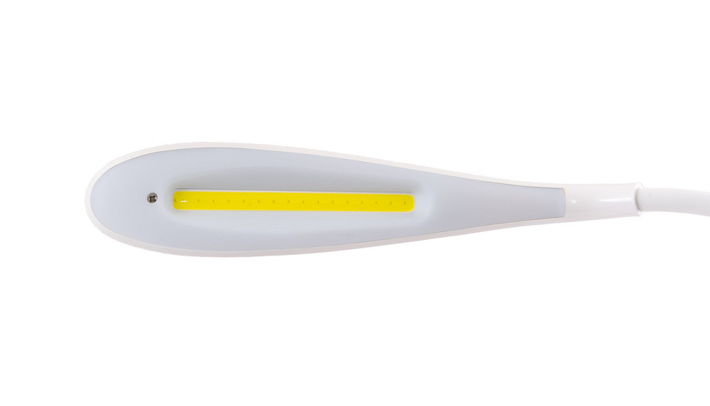 Лампа настольная гибкая MASTERTOOL сенсорный включатель 3 режима 125х100х350 мм COB LED USB/3xAA ABS Харків - зображення 3