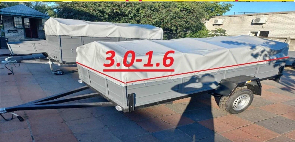 Легковой прицеп 1,6»3 одноосный Дружківка - зображення 2