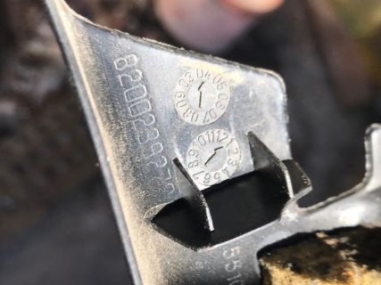 Бу молдинг стекла двери Renault Scenic 2, 8200239278, передней левой. Кропивницький - зображення 2