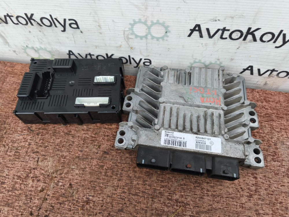 Блок управления двигателем комплект Nissan Note E11 1.5 dci 2005-2012 (8200847131) Ковель - зображення 1