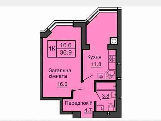 продажа 1-к квартира Киево-Святошинский, Софиевская Борщаговка, 65000 $ 