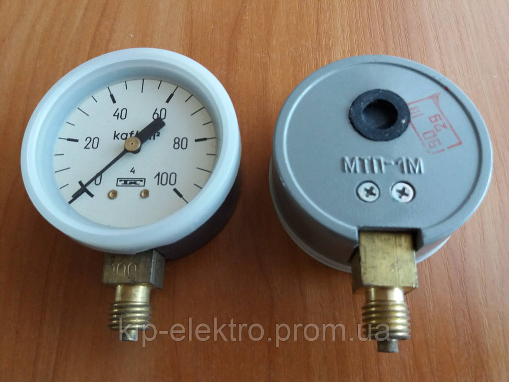 Манометр МТП-1М (МТП-1, МТП1М, МТП 1М, МТП) - радиальный штуцер (РШ) Київ - зображення 7