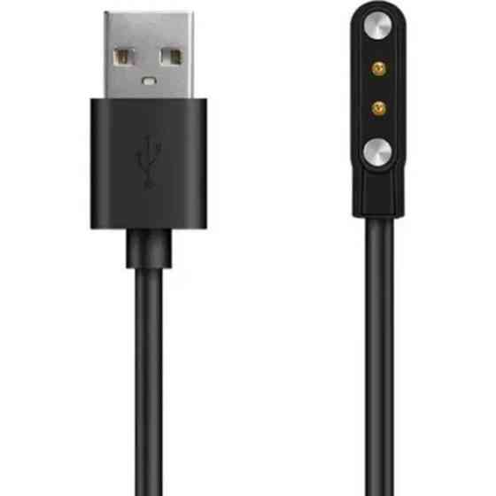 DM Зарядний кабель для смарт-годинників W26+ 2.5 - 3.0mm Black Харків