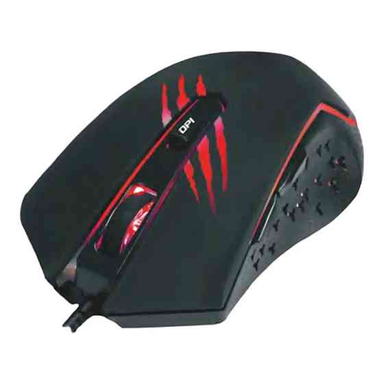 Мышь компьютерная проводная игровая Grunhelm MG-375WD черная Київ