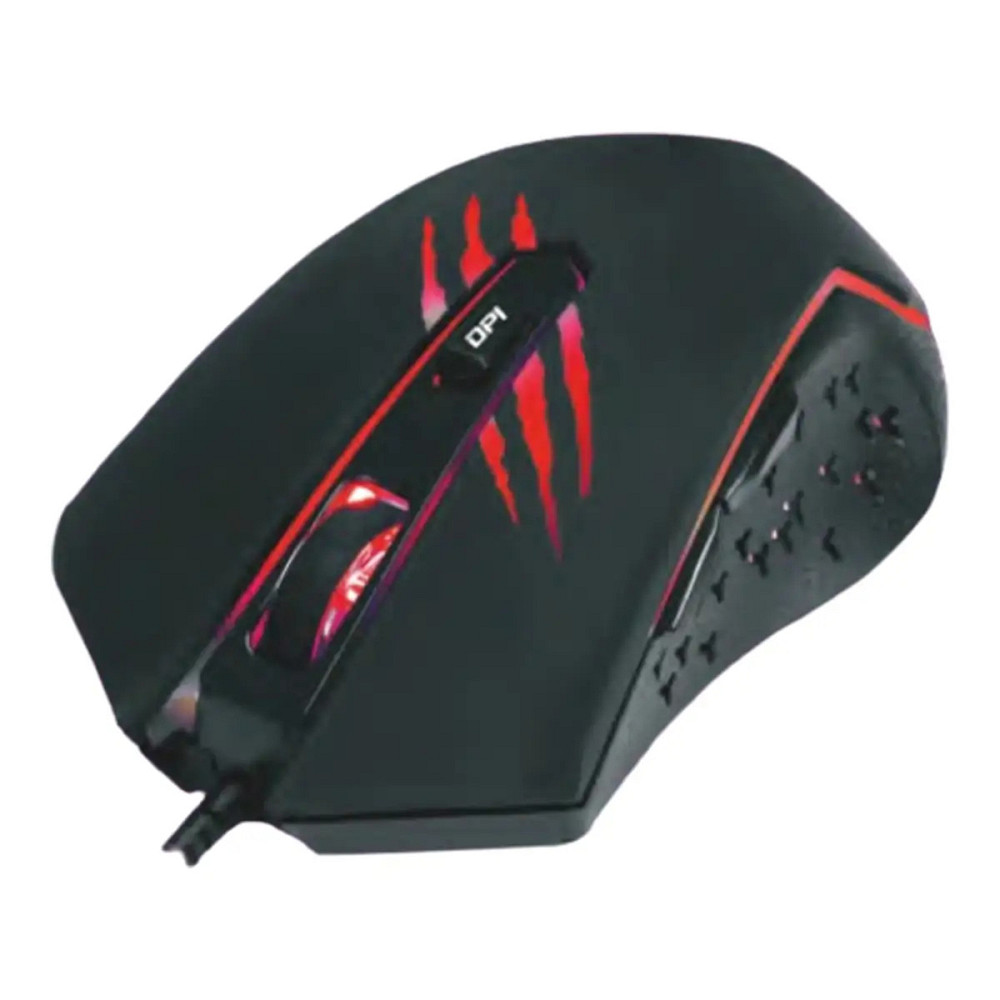 Мышь компьютерная проводная игровая Grunhelm MG-375WD черная Київ - зображення 1