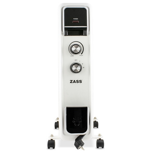 Обогреватель масляный ZASS ZR 13 E 2600 Вт белый Київ - зображення 2