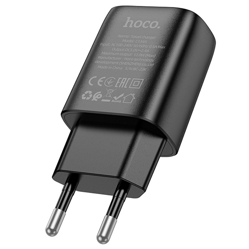 СЗУ Hoco C134A Solid 12W (1USB-A) Херсон - зображення 4