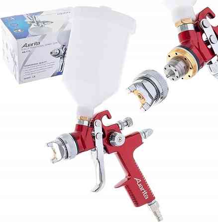 Краскопульт низкого давления HVLP 1,7мм, ВБ пласт. 600мл AUARITA AB-17G-1.7 Харьков