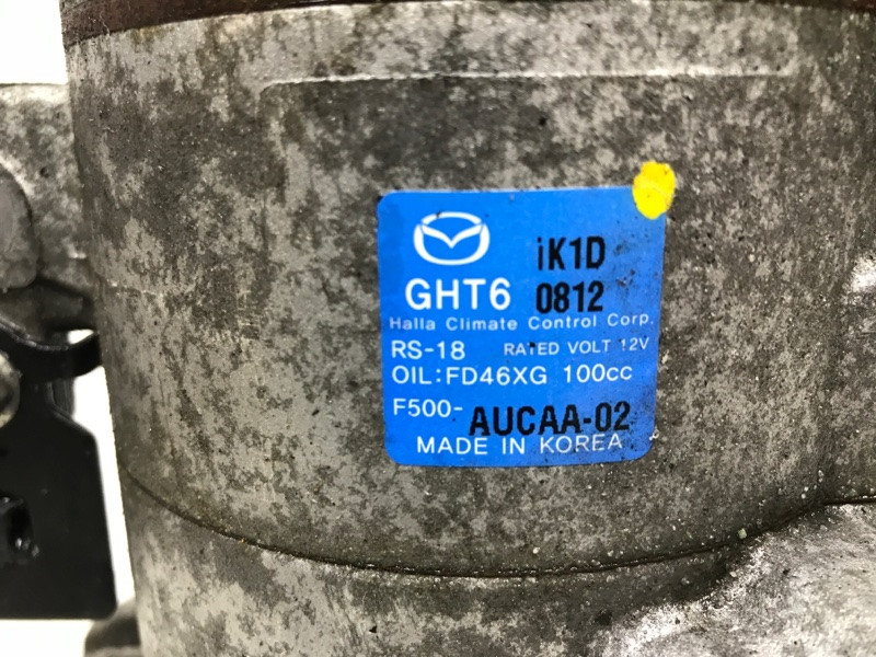 Компрессор кондиционера Mazda 6 2012- GHT661450 (Арт. 30880) Киев - изображение 4