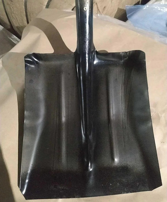 Лопата снег зерно металическая, черная Київ - зображення 1