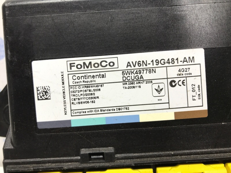 Блок комфорта Ford Kuga CBS 2.0 DIESEL 2011 (б/у) Киев - изображение 4