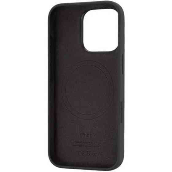 DM Чохол Silicone with MagSafe для iPhone 16 Pro Black Харьков