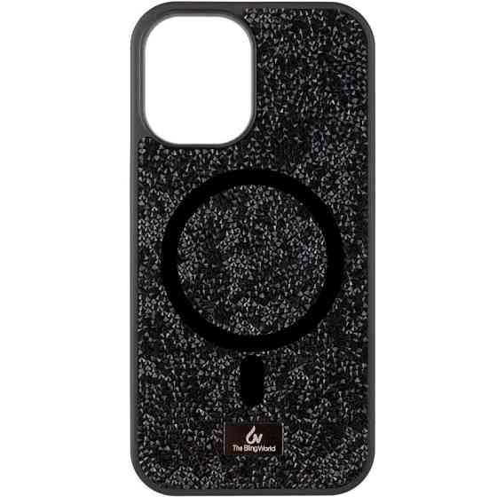 TPU чехол Bling World Rock Diamond with MagSafe для Apple iPhone 15 (6.1") Херсон
