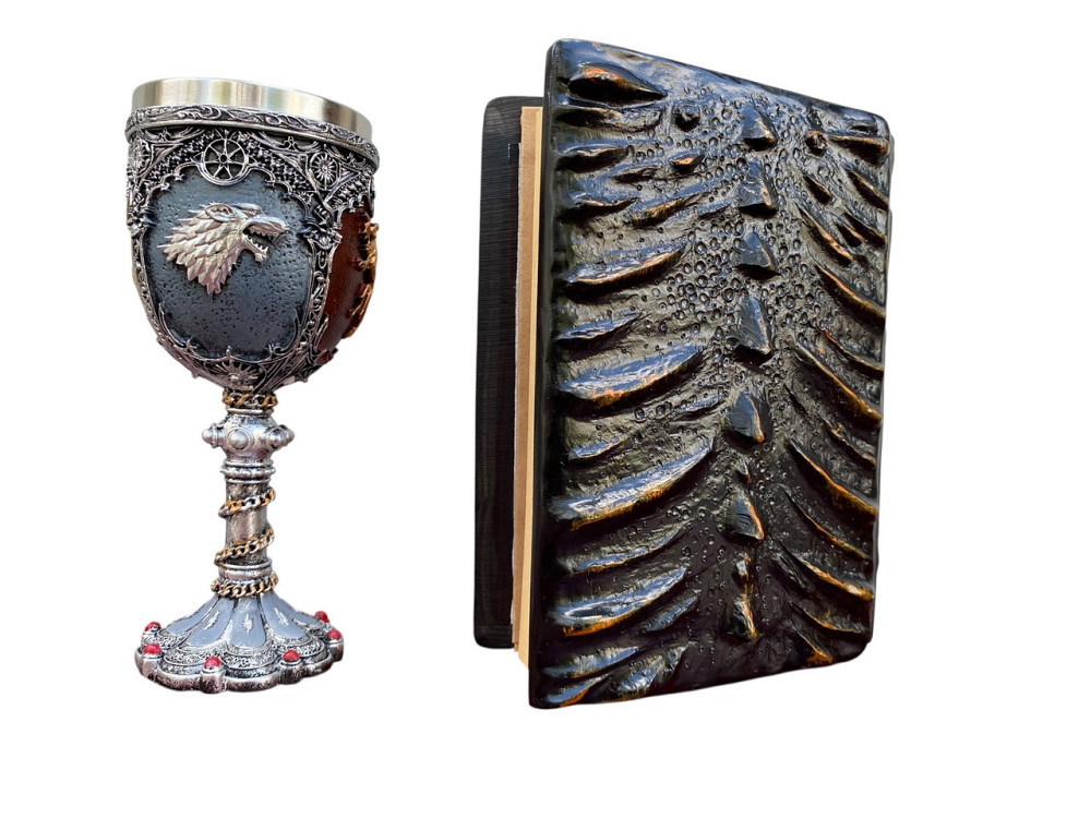 Подарочный набор Бокал 3 Игра Престолов и Блокнот 3 «Жар Сердца Дракона» Київ - зображення 4