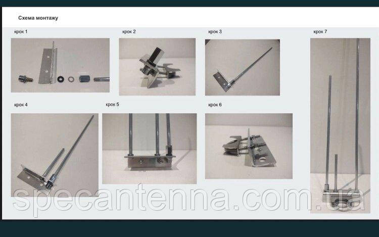 Уценка. J-антенна 142-154 МГц (VHF) 4 дБ/425-446 МГц (UHF) 5 дБ 1000 Вт, двухдиапазонная всенаправле Днепр - изображение 2