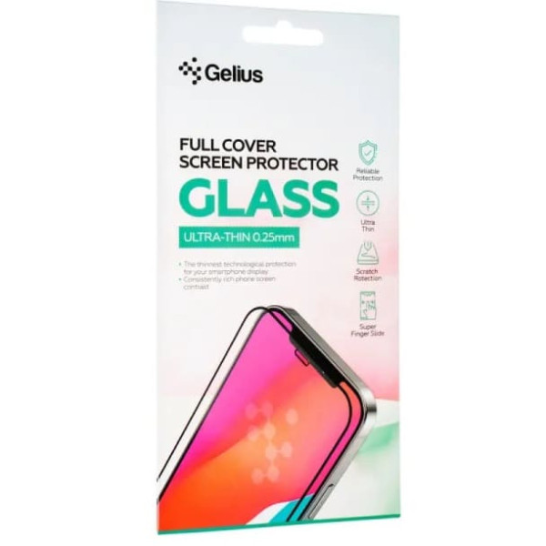Захисне скло Gelius Full Cover Ultra-Thin 0.25mm для Samsung A35 A356 Black Харьков - изображение 1