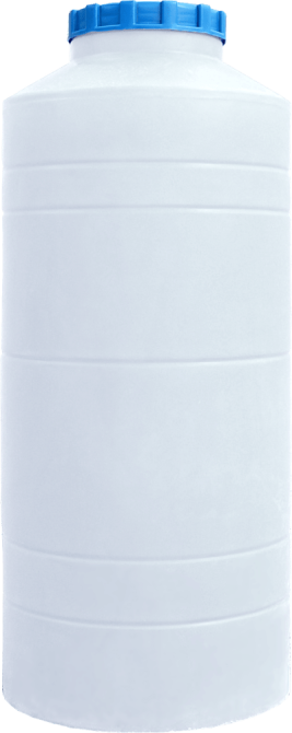 Емкость 500 л узкая вертикальная ВО ПБ белая Киев - изображение 1