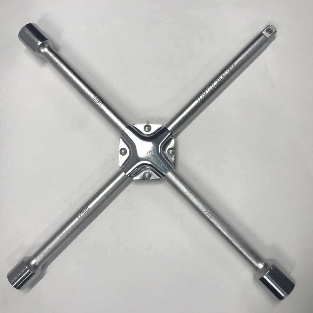 Ключ баллонный крестовой усиленный TOPTUL 17,19,21,1/2" AEAL1616 Харків - зображення 2