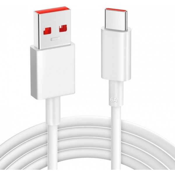 Кабель ArmorStandart USB to Type-C 120W 6A 1m White (ARM79588) (Код товару:38075) Харків - зображення 1
