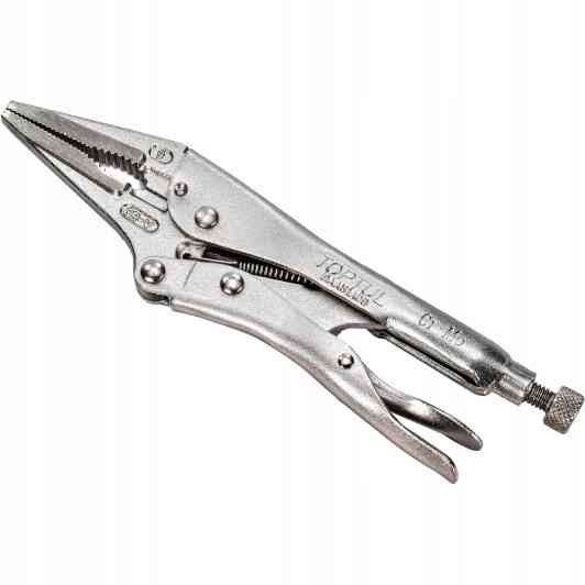 Клещи зажимные универсальные с фиксатором TOPTUL 230мм (длинные губки) DAAS1A09 Харків