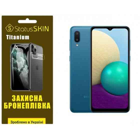 Поліуретанова плівка StatusSKIN Titanium для Samsung A02 A022 Глянцева (Код товару:33566) Харків