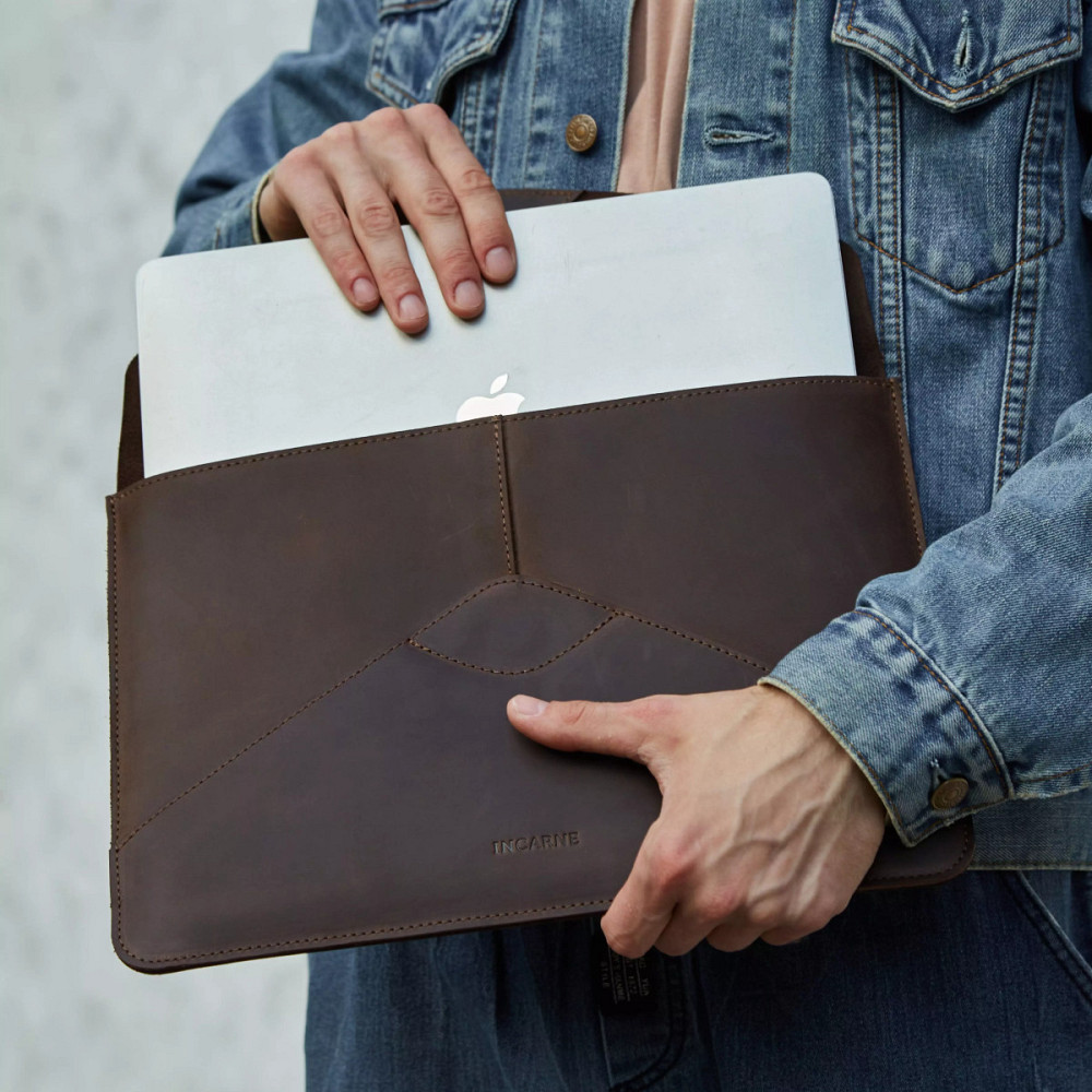 Чехол для ноутбука винтажный Incarne Message MacBook Pro 14" 2021-2025 message-brown-vintage-pro-14  Київ - зображення 7
