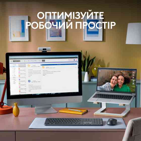 Комплект клавиатуры и мыши компьютерные беспроводные Logitech Signature Slim Combo MK950 Off White L Київ