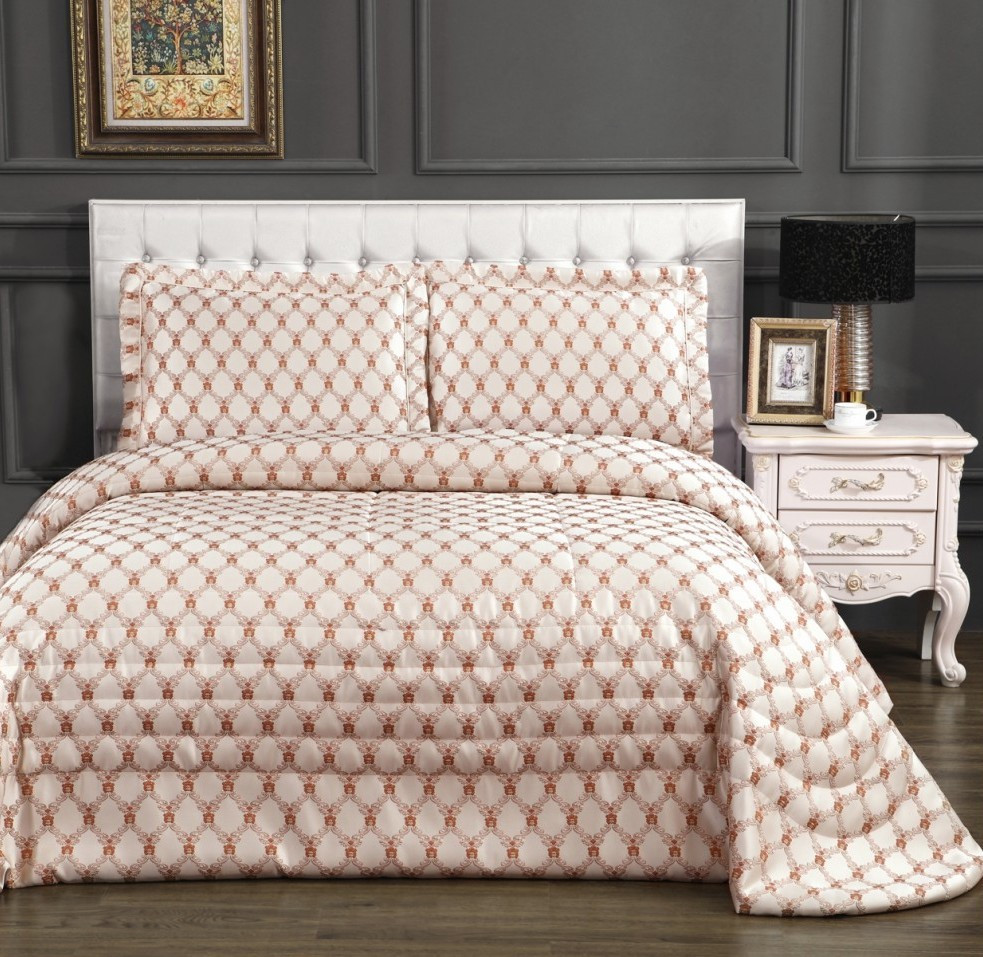Покривало 250 х 260 см Semia Arya AR-TR1004403-peach Київ - зображення 1