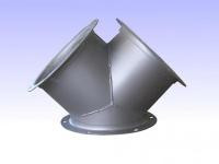 Делитель потока на 2 выхода или 3 выхода  выходов ф от 100 до 330 мм толщина - 2 или 3 мм. Киев - изображение 3