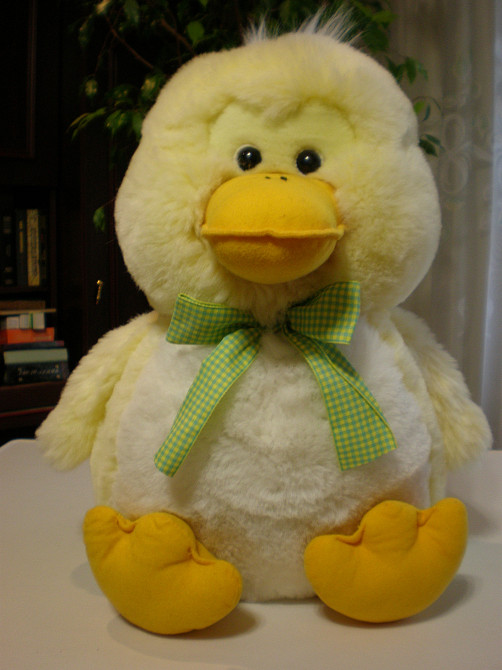 Мягкая игрушка, диванное украшение-уточка, цыпленок Самбор - изображение 1