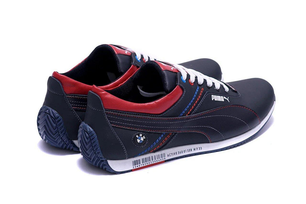 Мужские кожаные кроссовки  Pm BMW MotorSport Киев - изображение 4