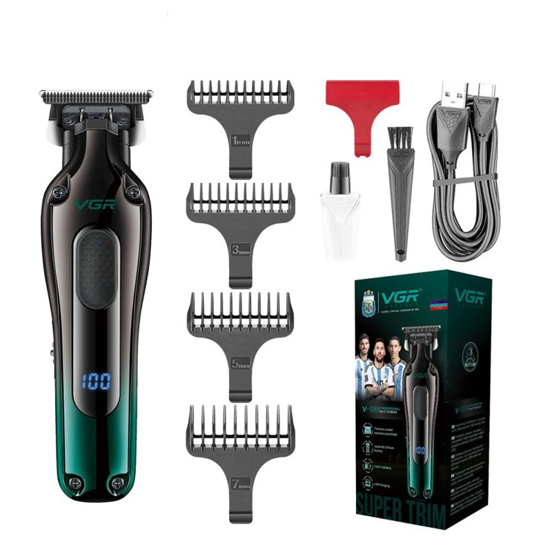 Триммер VGR V-998 GREEN 7 Вт зеленый Київ - зображення 1