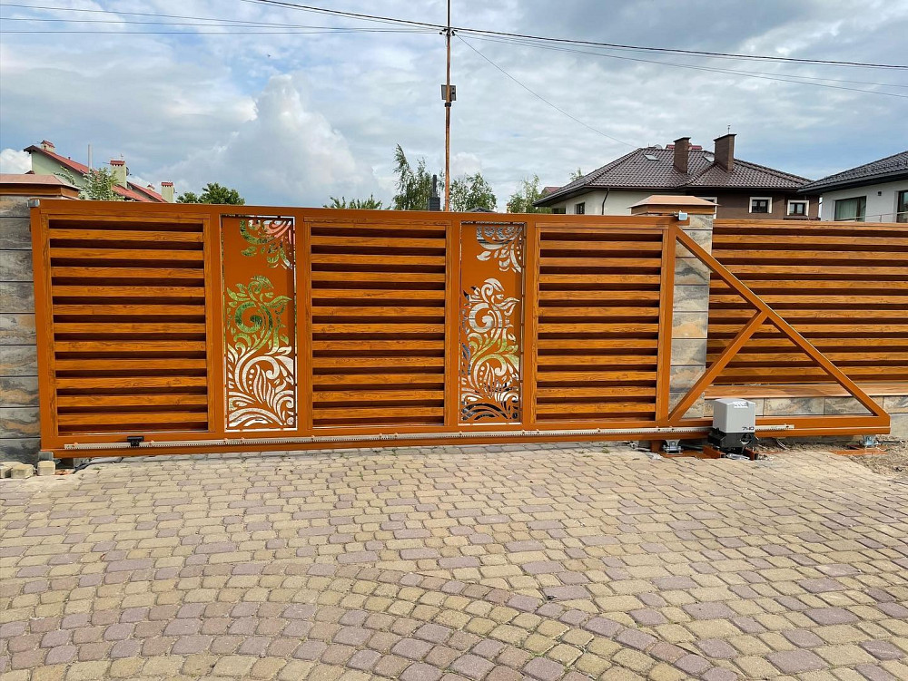 Відкатні ворота у Долині Наша Хата Хуст - зображення 9