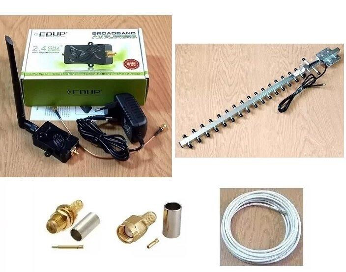 Усилитель сигнала (репитер, бустер) 2,4GHz 4W с внешней направленной антенной 18dBi Днепр - изображение 7