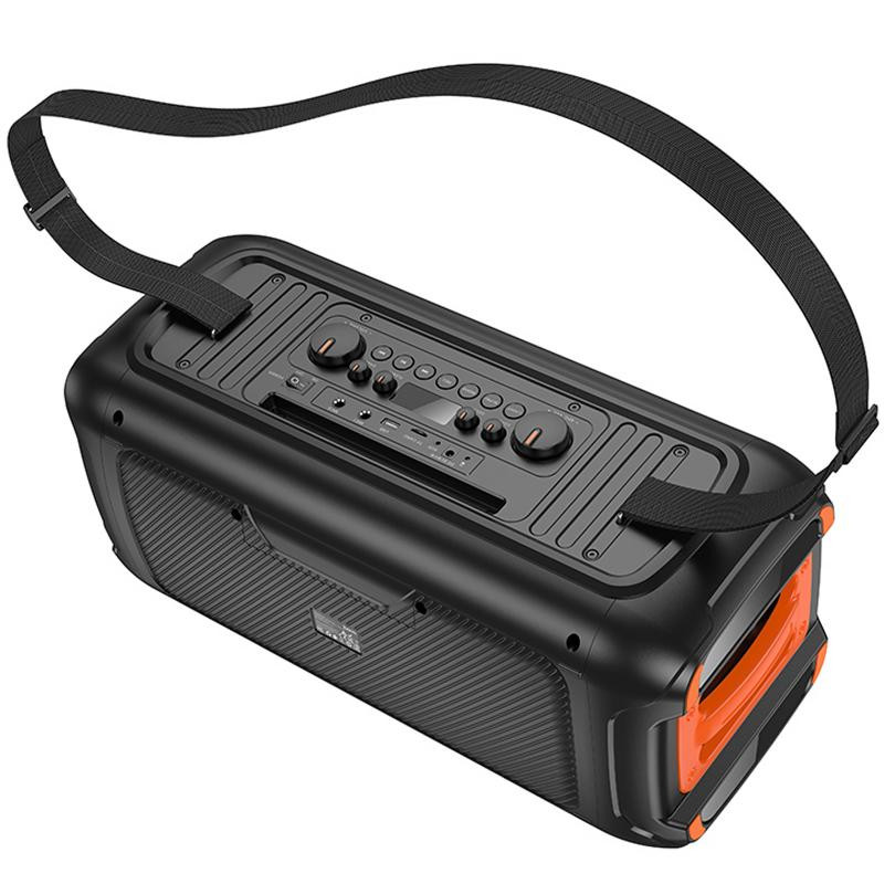 Уценка Bluetooth колонка Hoco HA9 Kayman + два микрофона Херсон - изображение 7