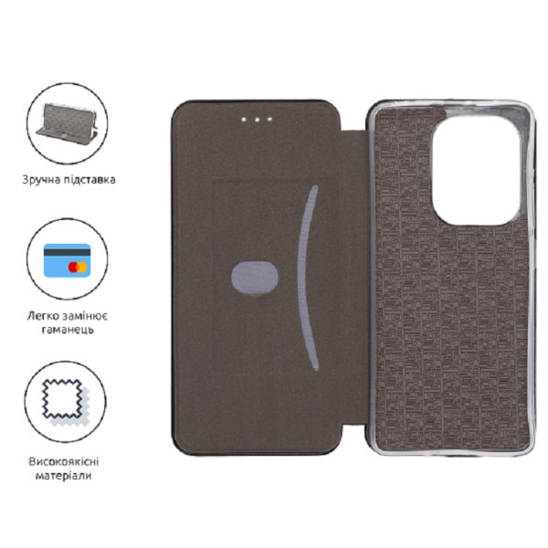 Чохол-книжка ArmorStandart G-Case для Xiaomi Redmi Note 14S 4G Black (ARM82021) (Код товару:40211) Харків - зображення 3