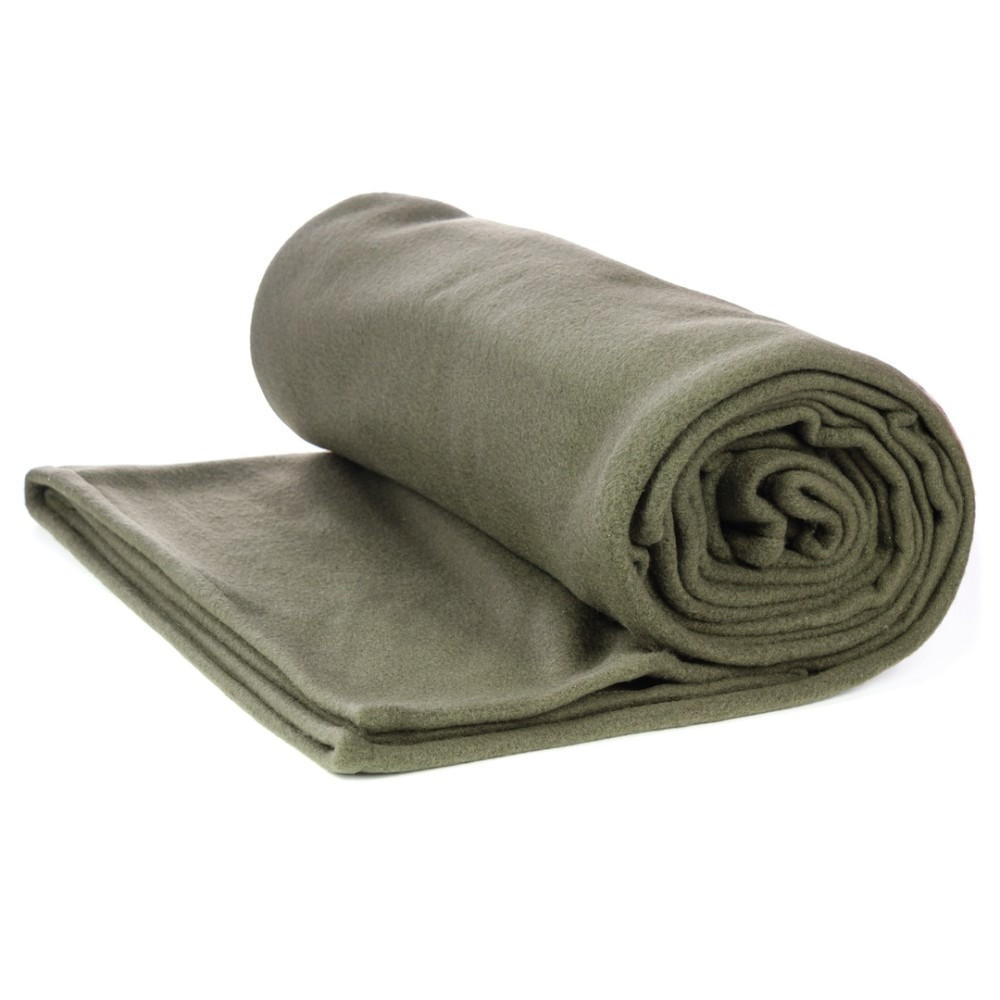 Плед тактичний з флісу Nester Haki 150*175 хакі з чохлом Киев - изображение 4