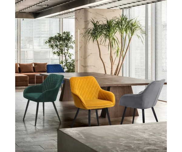 Стілець Арно м'який сіра тканина Дніпро - зображення 5