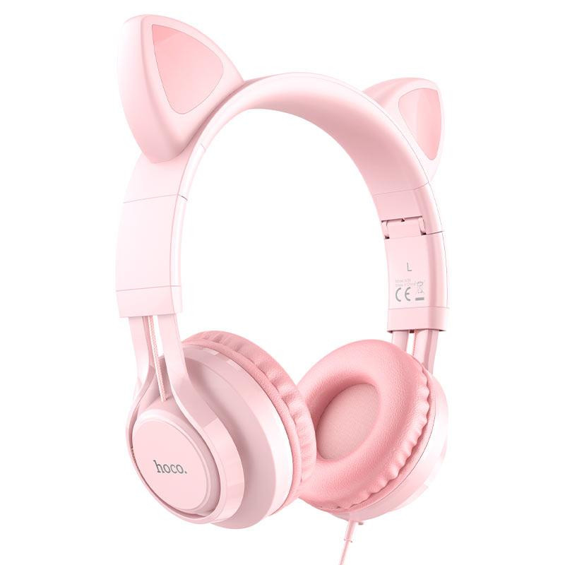 Уценка Накладные наушники Hoco W36 Cat ear (3.5mm/1.2m) Херсон - зображення 1
