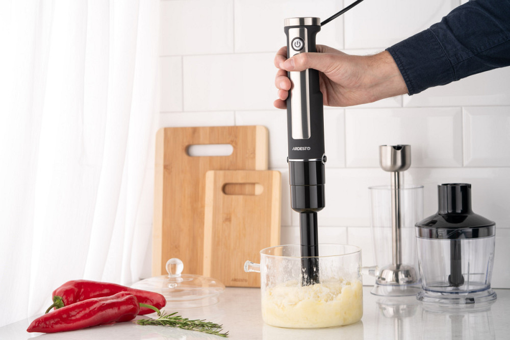 Блендер погружной Ardesto HBG-1000BСHP 1000 Вт черный Київ - зображення 5