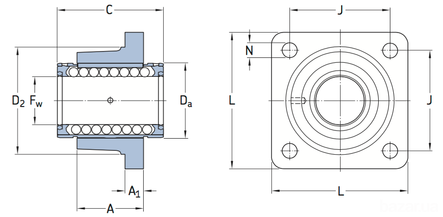 подшипниковые узлы для линейного перемещения Харків - зображення 2
