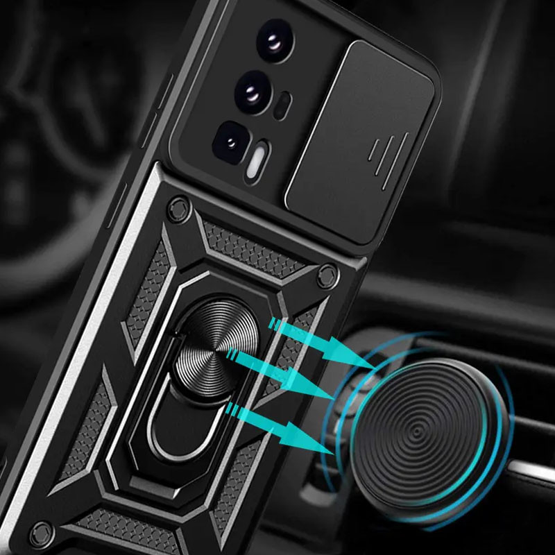 Ударопрочный чехол Camshield Serge Ring для Xiaomi Poco F5 Pro / Redmi K60 / K60 Pro Херсон - зображення 2